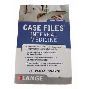 Case files internal medicine by lange,good used condition